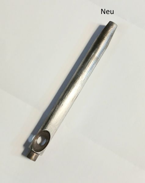 Befestigung für Betätigungshebel Fussentrieglung Lastenfahrrad Postfahrrad